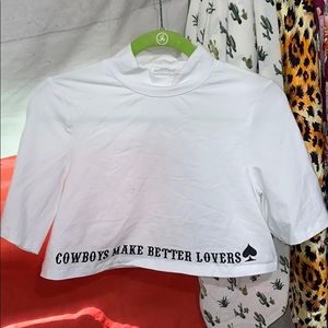 Cowboys Make Better Lovers Crop Top